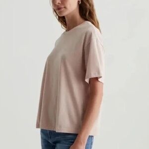 Nordstrom | Classic Boxy Crewneck Tee - Blush Pink NWOT | Size Large